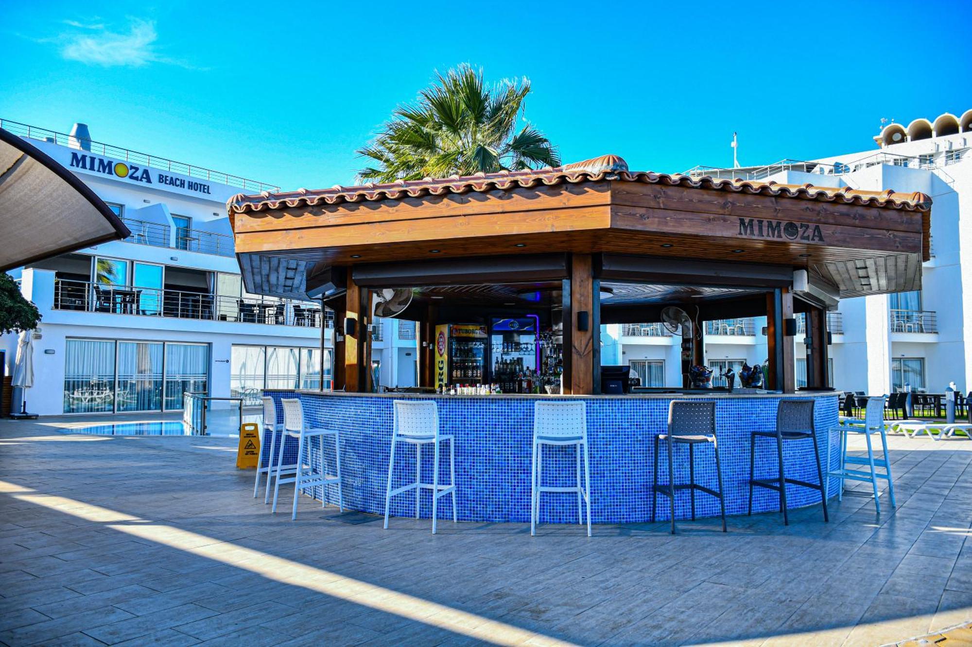 Mimoza Beach Hotel Agios Sergios Exterior photo