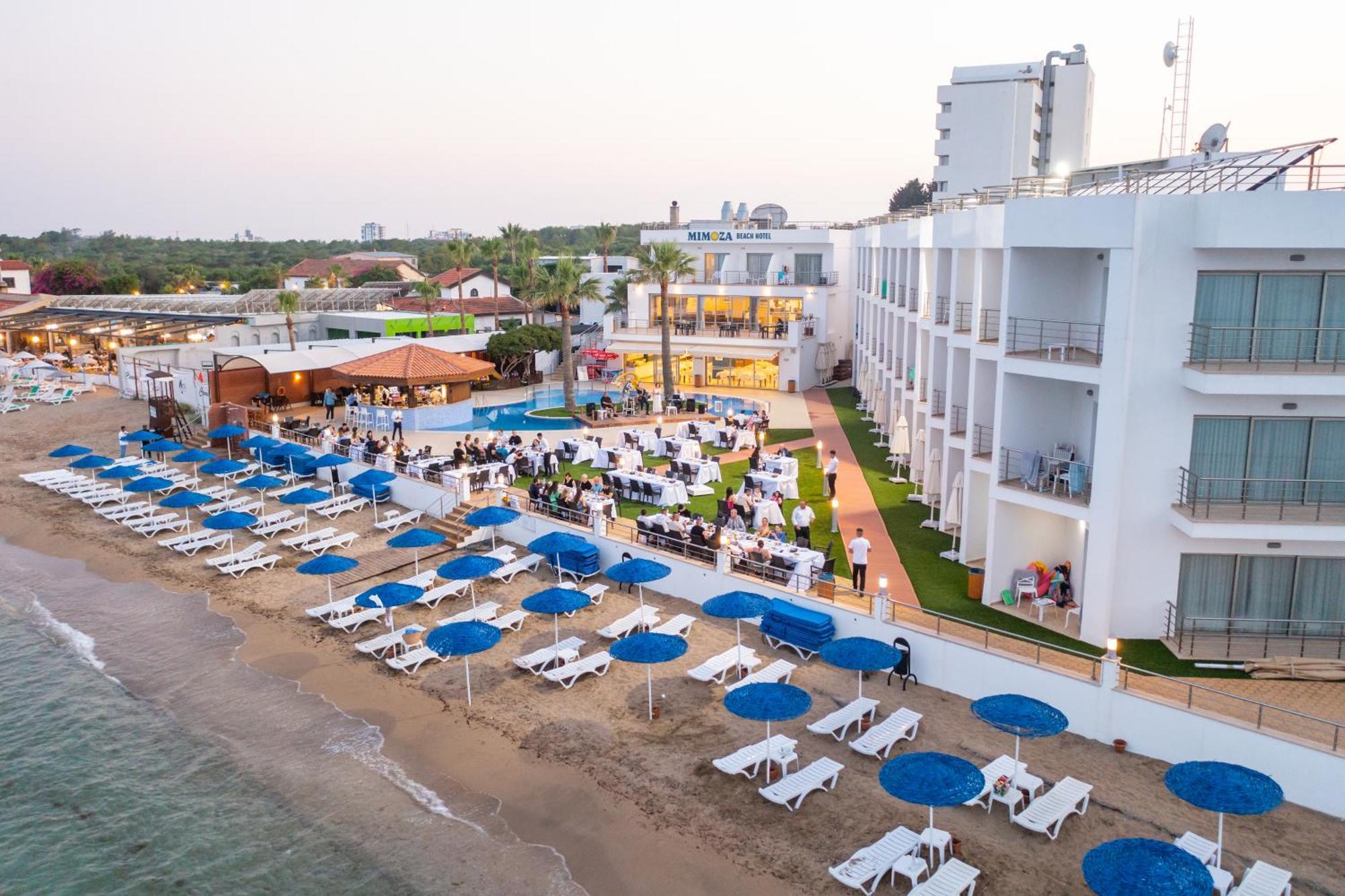 Mimoza Beach Hotel Agios Sergios Exterior photo
