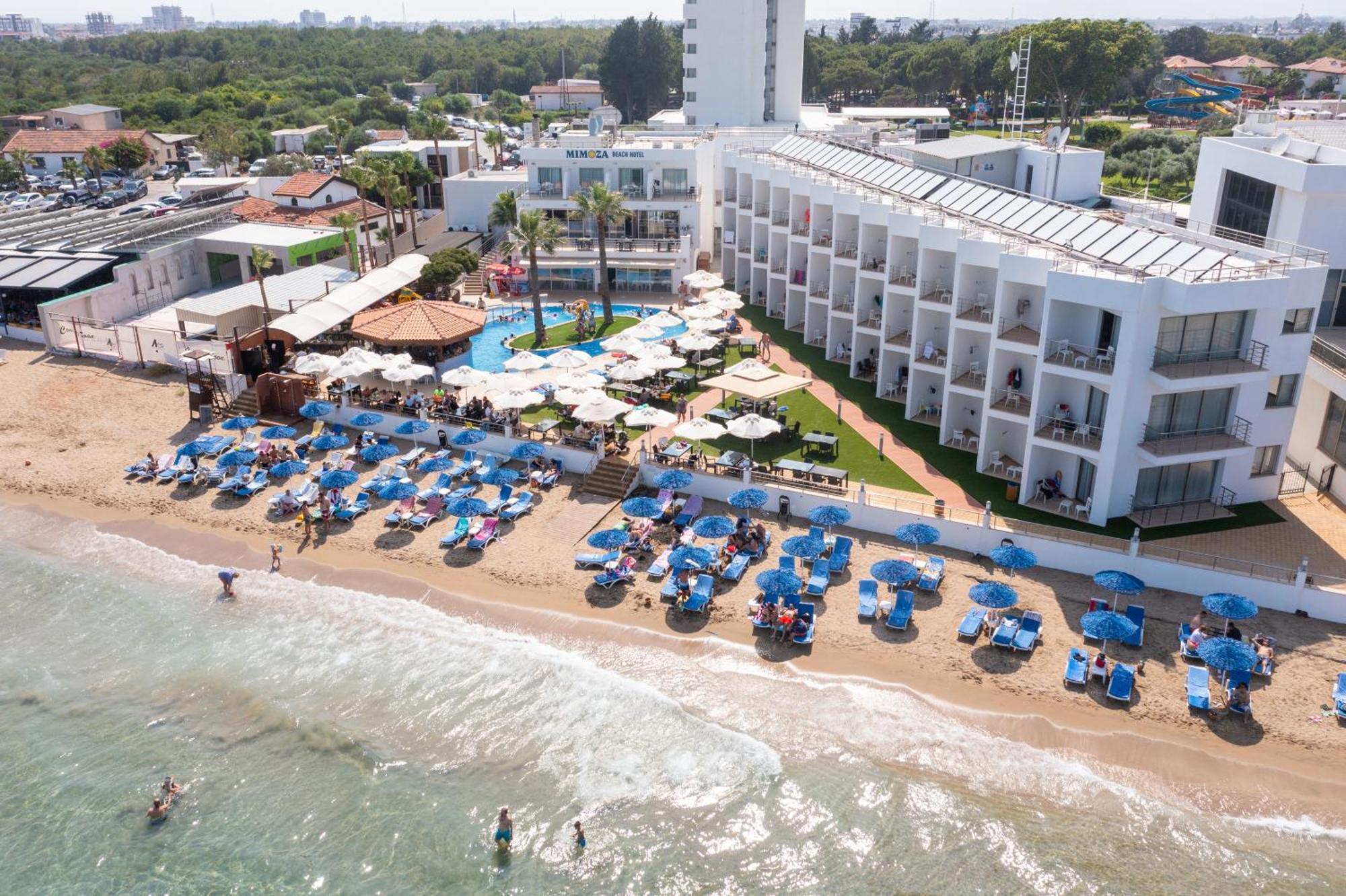 Mimoza Beach Hotel Agios Sergios Exterior photo