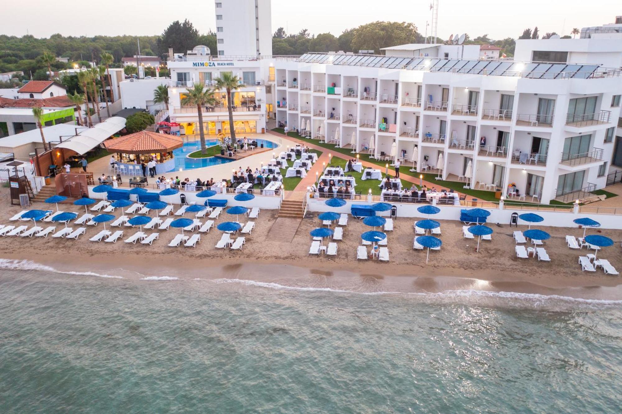 Mimoza Beach Hotel Agios Sergios Exterior photo