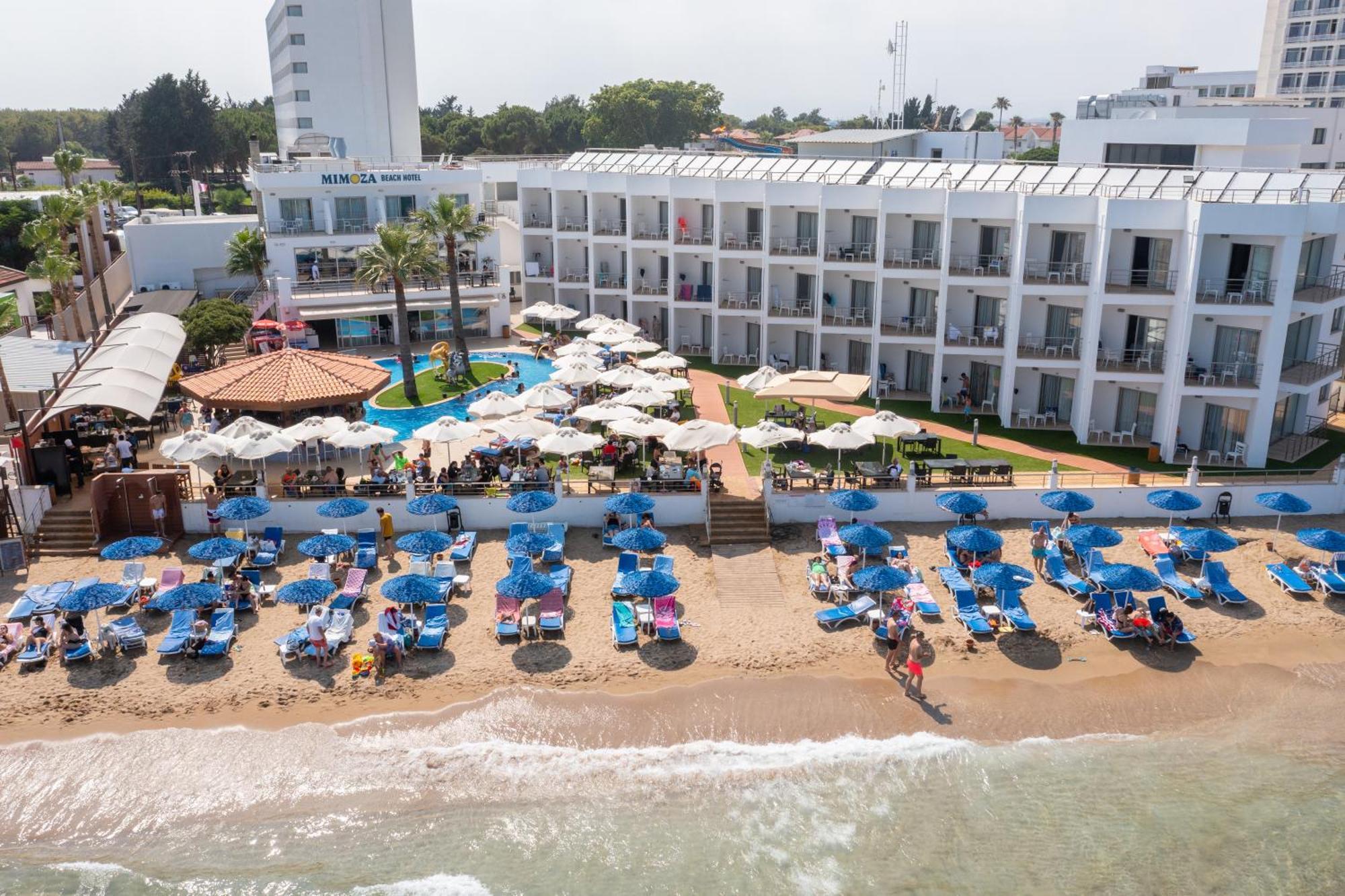 Mimoza Beach Hotel Agios Sergios Exterior photo